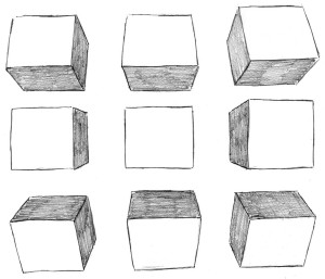 How to draw a 3d cube