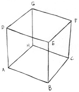 How to draw a 3d cube