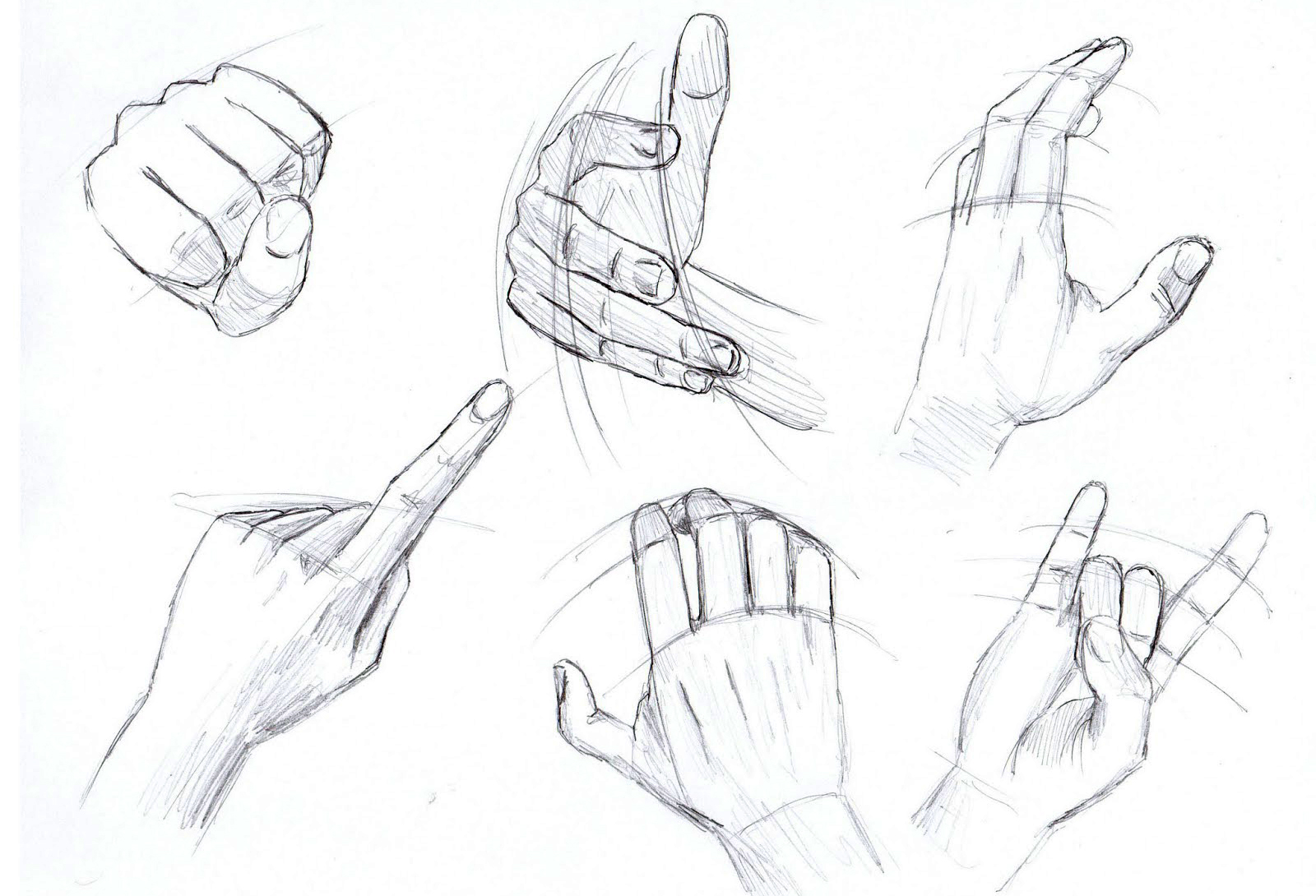 How to Draw Hands Poses: Quick Reference - Liron Yanconsky