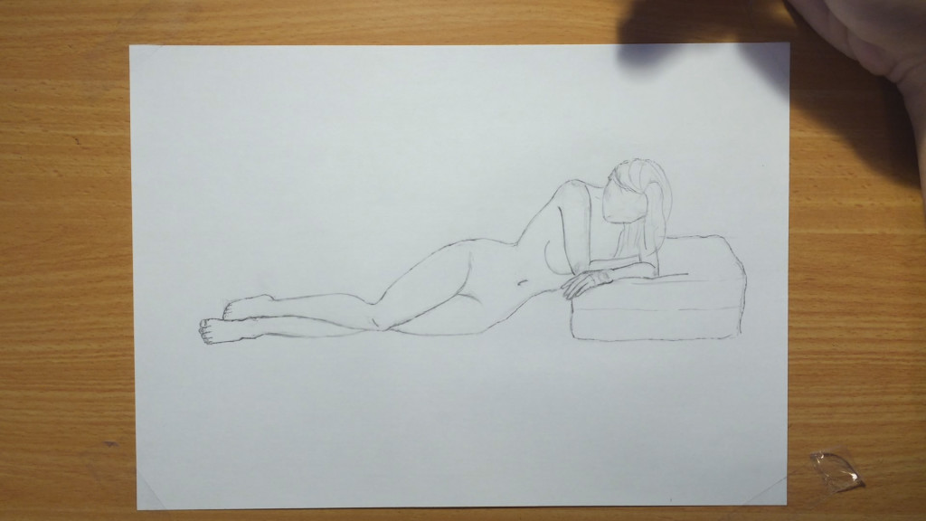 how to draw a female figure