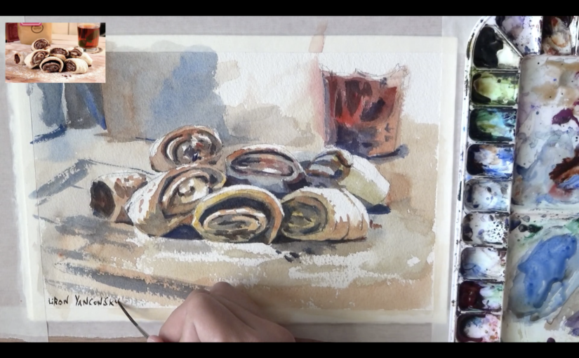 How to Draw for a Painting – Still-Life Watercolor Painting Process