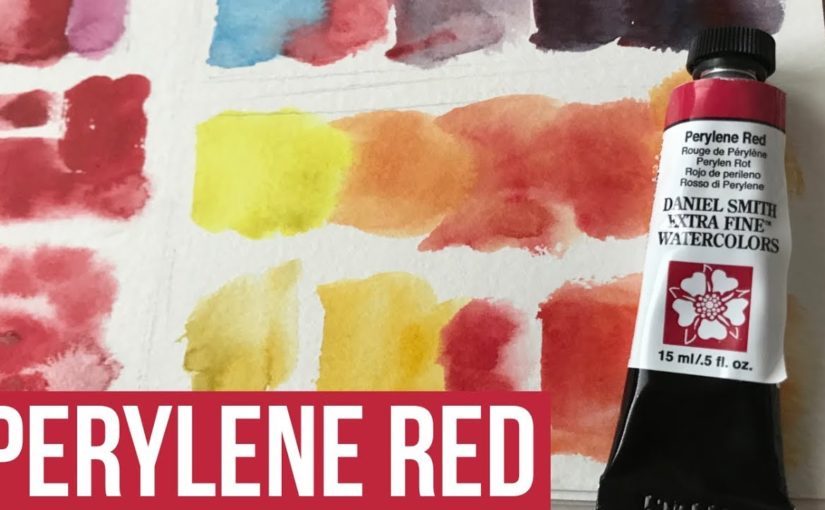 Perylene Red – Daniel Smith Watercolor | The Paint Show 24